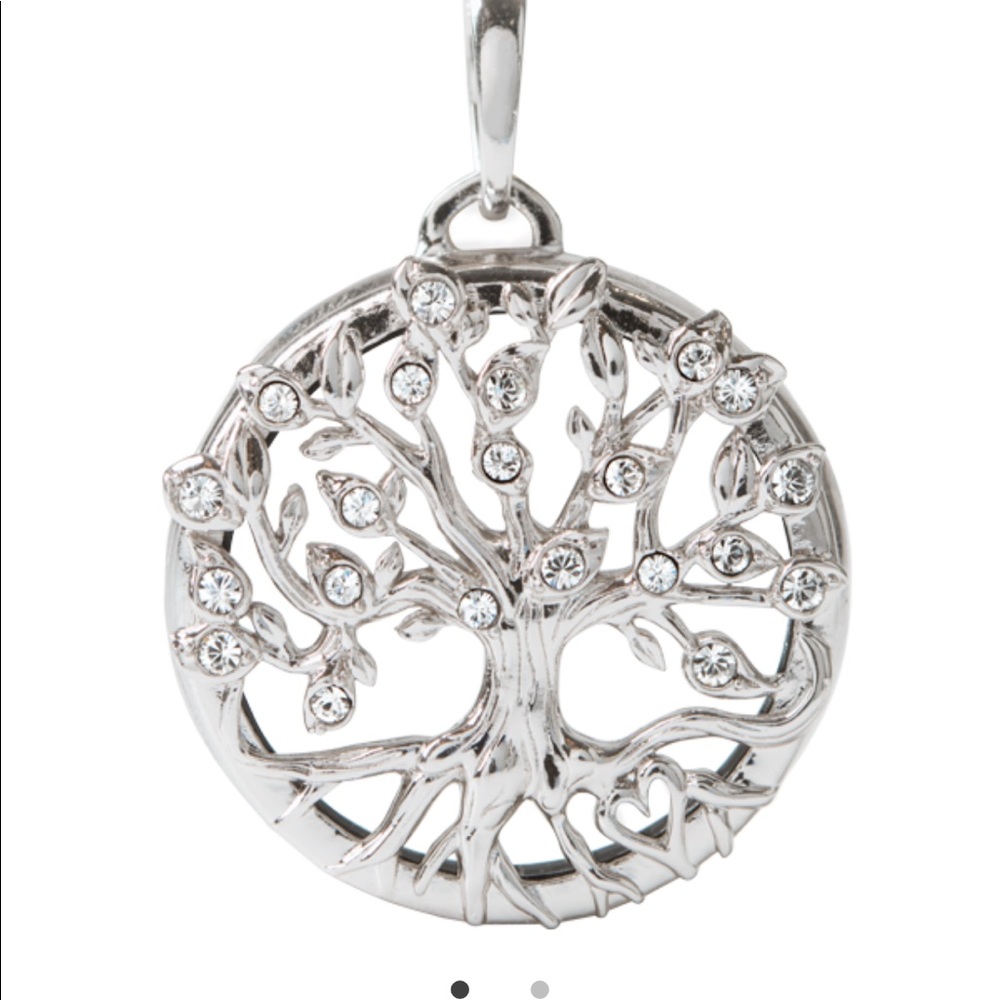 Large silver tree of life locket (no chain just locket)